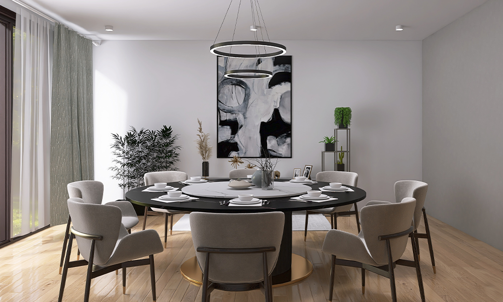 COMEDOR PARA 6 PERSONAS EN CUBICO ARQUITECTURA