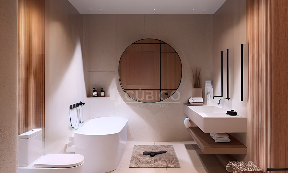 GRAN BAÑO EN CUBICO ARQUITECTURA