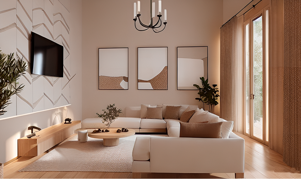 SALA GRANDE PARA TODA LA FAMILIA EN CÚBICO ARQUITECTURA